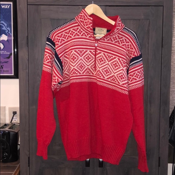 L.L. Bean Other - RARE Vintage LL Bean Wool Ski Sweater